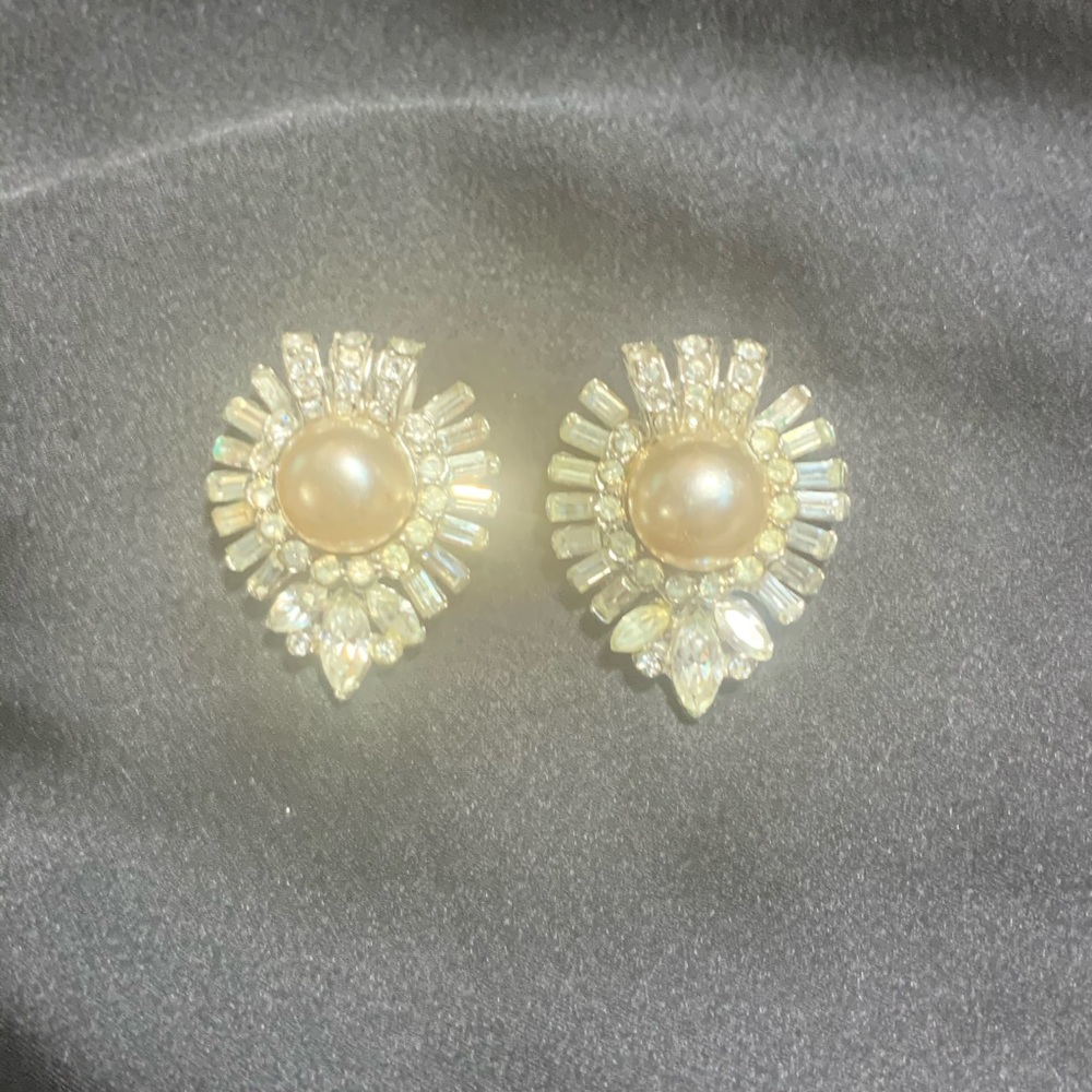 Vintage costume earrings